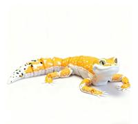 3D Printed Leopard Gecko Figurine, Movable Lizard Sculpture for Home Decor, Realistic Reptile Collectible Desk Ornament, Articulated Gecko Model for Reptile Lovers and Collectors