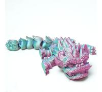 3D Printed Lion Toys,Flexible Joint Animal lacertid Figurines, Home Decoration Figurine Ornaments,Fidget restlessness, Halloween Basket Filling Stuff, Surprise Fantasy Gifts (pin k)