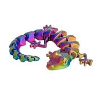 3D Printed Lizard - Flexible Joint Poseable Lizard Models - Funny Kids Reptile Fidget Toys | for Boys Girls Pets Play Education Display Collecting Table Decoration
