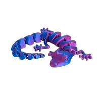 3D Printed Lizard - Flexible Joints Articulated Lizard Models,Funny Kids Reptile Fidget Toys - for Boys Girls Pets Play Education Display Collecting Table Decoration