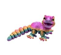 3D Printed Lizard Model - 14cm 25g Colorful Lizard Fidget Sculpture | Lightweight Fidget Toys, Reptile Statue Desk Toy For Boys Kids Dorm Living Room Bedroom Hallway Home Decor