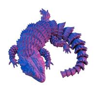 3D Printed Lizard - Realistic Lizard Toys | 3D Printed Animals, Articulated Gecko Wall-Climber Fidget Toy for Stress Relief, Office & Home Decor | Funny Chameleon Colorful Reptile Ornaments