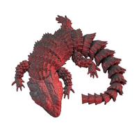 3D Printed Lizard - Realistic Lizard Toys | 3D Printed Animals, Articulated Gecko Wall-Climber Fidget Toy for Stress Relief, Office & Home Decor | Funny Chameleon Colorful Reptile Ornaments