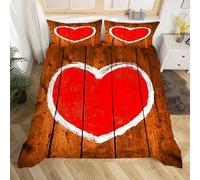 3D Printed Love Duvet Cover King 3 Pieces 220x230cm Love Bedding Set with Hidden Zipper Soft Microfiber Comforter Quilt Cover with 2 Pillowcase 50x75cm（style 46-5）