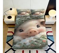 3D Printed Love Heart Fitted Sheet Microfiber Soft Romantic Love Letter Mattress Cover for Bedroom Dorm Easy Wash Decor 90x200x25cm