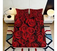 3D Printed Love Tree Pattern Fitted Sheet Microfiber Deep Pocket Anti-Slip Bedroom Bedding Mrs & Mr Mattress Fitted Cover Elastic Hem Washable for Adults 180x200x25cm