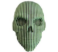 3D Printed Luminous Quantum Skull, 3D Printing Glow Skulls Toy, Cool Cyberpunk Gothic Interlocking Fidget Decor, Skull Toys That Glow in the Dark (Green)