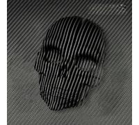3D Printed Luminous Quantum Skull Skull Masks Glow In The Dark Cool Cyberpunk Gothic Decor Fidget Toys Relieve Stress Home Desktop Ornaments 1/2pcs