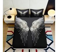 3D Printed Luminous Star Design Fitted Sheet Microfiber Soft Slip Resistant Bedroom Aesthetic Decor Multi Scene Bed Cover 90x200x25cm