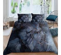 3D Printed Luxury Marble Duvet Cover Set King size,Soft Microfiber Hypoallergenic Modern Bedding Set with Pillowcase, Quilt Cover with Zipper for Kids, Teens, Adults2e139