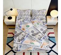 3D Printed Magic Circle Fitted Sheet Deep Pocket Microfiber Non-Slip Bedding Set Mystic Pattern Mattress Fitted Cover Washable for Home 120x200x25cm