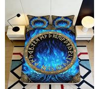 3D Printed Magic Symbol Fitted Sheet Microfiber Non-Slip Deep Pocket Magic Symbols Mattress Fitted Cover Bedroom Bedding Washable 180x200x25cm