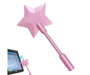 3D Printed Magic Wand Tap to Pay Contactless Payment Credit Card Holder, Star Shaped Tap to Pay Credit Card Wand, Fun Novelty Gift for Kids Adults Tech Lovers Cosplay Magicians (A)