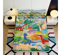 3D Printed Magical Dragon Fitted Sheet Microfiber Soft Slip-Resistant Blue Eye Bed Cover for Bedroom Dorm Decor 90x200x25cm