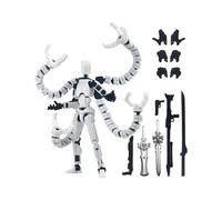 3D Printed Mannequin Toys, Action Figure Already Assembly, Multis-Jointed Movable Model With 3 Hand Types And 7 Tool Options, Home Desktop Decorations For Game Lovers