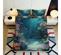 3D Printed Marble Pattern Fitted Sheet Microfiber Deep Pocket Non-Slip Bedroom Bedding Marble Mattress Fitted Cover Full Wrap Washable King（160x200cm）