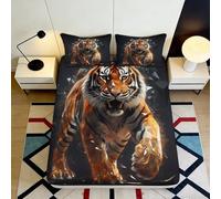 3D Printed Marble Pattern Fitted Sheet Microfiber Deep Pocket Non-Slip Bedroom Bedding Marble Mattress Fitted Cover Washable Super King（200x220cm）