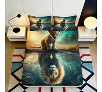 3D Printed Math Pattern Fitted Sheet Microfiber Deep Pocket Bedroom Bedding Maths Mattress Fitted Cover Elastic Hem Washable Non-Slip Full Wrap Super King（200x200cm）