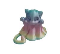 3d Printed Mini Animals 3-d Printed Toys Ghost Kitten for Halloween Decoration Creating an Atmosphere (Candy)