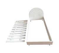 3D Printed Miniature Single Bed Frame for BedRoom Scene Setup Safe Simulation Craft Project Doll House Furniture Doll House Miniature