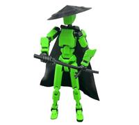 3D Printed Mobile Robot - Articulated Figure | Funny Articulated Figure, Desktop Robot Model Unique Collectible Sensory Toy | Multi Movable Joint For Children, Teens, Adults