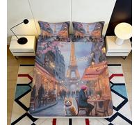 3D Printed Moon Sun Fitted Sheet Microfiber Non Slip Bedroom Decor Star Night Bed Cover Washable Multi Scenes 90x200x25cm
