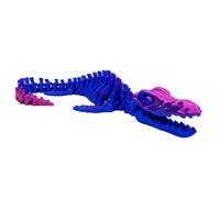 3D Printed Mosasaurus Fossil Model, Educational Dinosaur Skeleton Replica for Science Learning, Classroom Display & Collector Gift