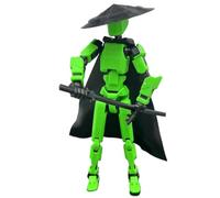 3D Printed Movable Robot - Fourth Generation Multi-Jointed Action Figure, Knight Series | Robot 13 Figures Desktop Decoration, Fully Movable Desktop Sensory Toy Figure, Collecti