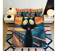 3D Printed Mushroom House Fitted Sheet Microfiber Elastic Hem Full Wrap Bedroom Bedding Mushroom Mattress Fitted Cover Washable Single（90x190cm）