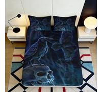 3D Printed Musical Notes Fitted Sheet Microfiber Anti-Slip Bed Cover for Bedroom Decoration Easy Machine Wash Dust Protection 90x200x25cm