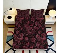 3D Printed Oriental Dragon Pattern Fitted Sheet Microfiber Deep Pocket Non-Slip Bedroom Bedding Dragon Mattress Fitted Cover 200x200x25cm