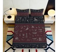 3D Printed Owl Pattern Fitted Sheet Microfiber Deep Pocket Bedroom Bedding Owl Mattress Fitted Cover Full Wrap Non-Slip Washable Small Double（140x200cm）