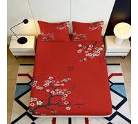 3D Printed Panda Forest Fitted Sheet Microfiber Soft Non-Slip Bamboo Grove Mattress Cover Washable for Bedroom Guest Room 90x200x25cm