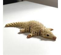 3D Printed Pangolin Fidget Toy - Stress-Relieving Desk Toy for Adults, ADHD & Anxiety Relief, Novel Office Sensory Toy