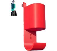 3D Printed Pickleball Paddle Holder and Towel Rack| For PLA Court Side Organizer for Water Bottle Storage| Compact Hanging Gear Accessory for Players (Multiple Colors)(Red)