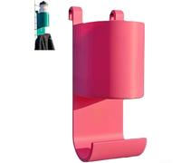 3D Printed Pickleball Paddle Holder and Towel Rack| For PLA Court Side Organizer for Water Bottle Storage| Compact Hanging Gear Accessory for Players (Multiple Colors)(Pink)