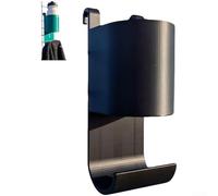 3D Printed Pickleball Paddle Holder and Towel Rack| For PLA Court Side Organizer for Water Bottle Storage| Compact Hanging Gear Accessory for Players (Multiple Colors)(Black)