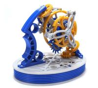 3D Printed PLA Double Shaft Tourbillon Model, DIY Mechanical Pendulum Clock Principles Escapement Structure Desk, Mechanical Assembly Tourbillon Model Kit, for Desk Ornament Art