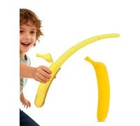 3D Printed Plastic Banana Wand, 3D Printed Extendable Banana Sword Bananas Shaped Stretchable Telescopic Plastic Bananas Katana Wand Toy Funny Prop Swords Toys, for Stress Relief (1pcs Yellow)