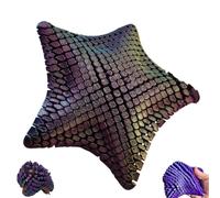 3D-Printed Playful Star, Funny Star Fidget Toy, Transformable Expanded Sensory Fidget Stars, Portable Cute 3D Printed Squishy Articulating Starfish Fun Desk Decor for Friend Family (A05, 12CM)