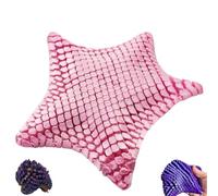 3D-Printed Playful Star, Funny Star Fidget Toy, Transformable Expanded Sensory Fidget Stars, Portable Cute 3D Printed Squishy Articulating Starfish Fun Desk Decor for Friend Family (A02, 12CM)