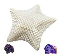 3D-Printed Playful Star, Funny Star Fidget Toy, Transformable Expanded Sensory Fidget Stars, Portable Cute 3D Printed Squishy Articulating Starfish Fun Desk Decor for Friend Family (A01, 12CM)