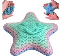3D Printed Playful Star, Sensory Fidget Star,Cute Articulated Galaxy Starfish Toy,Transformable Sensory Fidget Stars, Relaxing Desk Decor, Articulated Fidget Star Toy for Stress Relief (Type A)