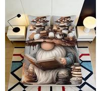 3D Printed Pop Art Pattern Fitted Sheet Microfiber Soft Non-slip Geometric Patchwork Bed Cover for Bedroom Dorm Room Decor 90x200x25cm