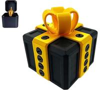 3D Printed Prank Gift Box - Annoying Gift Box with Screws, The Annoying Present, Desktop Prank Ornament for Gag Gifts and Parties (D)