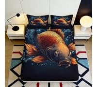 3D Printed Programming Code Fitted Sheet Microfiber Soft Non-Slip Computer Pattern Bed Sheet Bedroom Dorm Mattress Cover Easy Care 90x200x25cm
