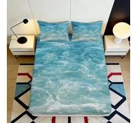 3D Printed Purple Butterfly Fitted Sheet Microfiber Deep Pocket All Wrap Bedroom Purple Butterfly Mattress Fitted Cover Non-Slip Single（100x200cm）