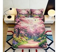 3D Printed Purple Marble Fitted Sheet Microfiber Deep Pocket Non-Slip Bedroom Bedding Purple Marble Mattress Fitted Cover Washable Super King（200x220cm）