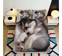 3D Printed Purple Tulip Fitted Sheet Microfiber Deep Pocket Non-Slip Bedroom Bedding Purple Floral Mattress Fitted Cover Washable Super King（180x200cm）