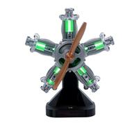 3D Printed Radial Five-Cylinder Engine Model Kit, DIY Aviation Engine Assembly With LED Lighting, Mechanical STEM Display, Desktop Aircraft Engine Collection (100+ PCS)